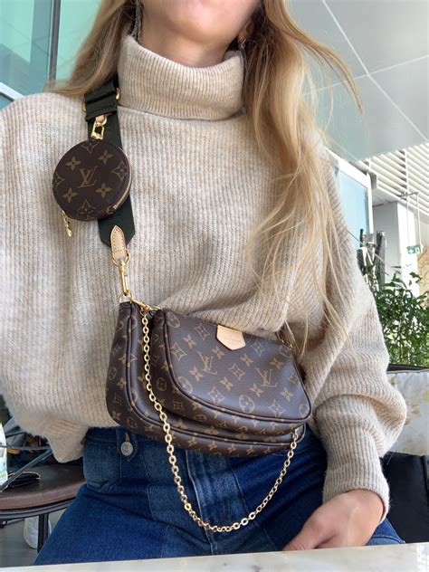 louis vuitton pochette outfit|louis vuitton multi pochette fashionphile.